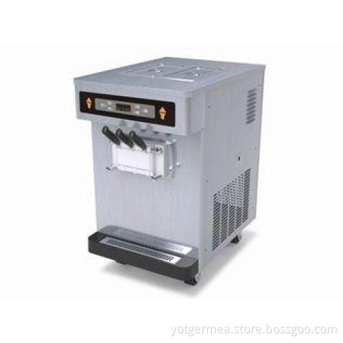 Table Top Soft Serve Frozen Yogurt Makers, 2.4KW Pre Coolin